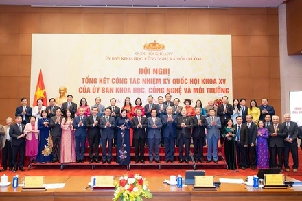 Ủy ban Khoa học, Công nghệ và Môi trường tổng kết công tác nhiệm kỳ Quốc hội khóa XV. (Ảnh: VŨ HIẾU)