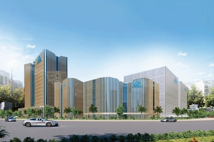 Phối cảnh CMC Hyperscale DC SHTP – Trung tâm dữ liệu siêu quy mô ở cửa ngõ Đông Thành phố Hồ Chí Minh. 