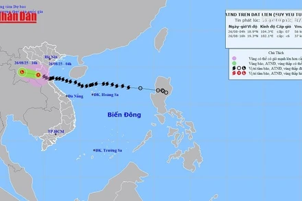 [Video] Áp thấp nhiệt đới suy yếu từ cơn bão số 5 gây mưa lớn nhiều nơi