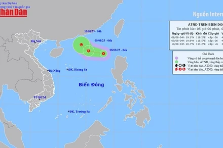 [Video] Áp thấp nhiệt đới trên biển đông, gió giật cấp 8