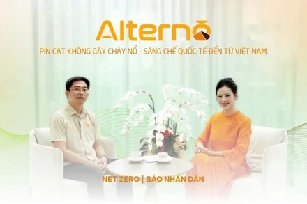 Alterno - Pin cát không gây cháy nổ: Sáng kiến quốc tế đến từ Việt Nam