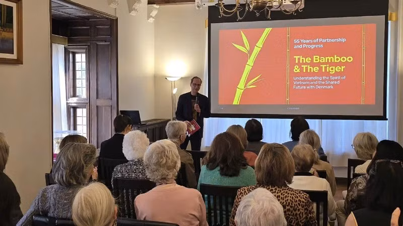 Toàn cảnh sự kiện. (Ảnh: Đại sứ quán Việt Nam tại Đan Mạch)