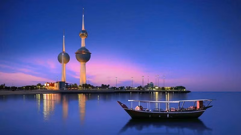 Thủ đô Kuwait nhìn từ xa. (Ảnh: Theo Đại sứ quán Việt Nam tại Kuwait)