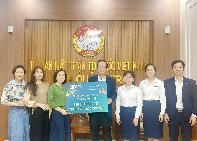 BIDV Quảng Trị Trao 680 Suất Quà Tết, Lan Tỏa Yêu Thương Mùa Xuân Ấm Áp