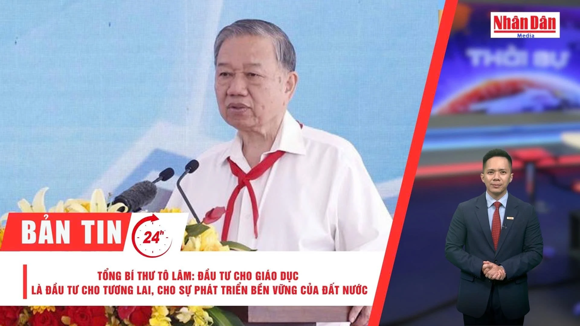 Tổng Bí thư khởi công trường nội trú, Thủ tướng ra mắt trung tâm tài chính quốc tế