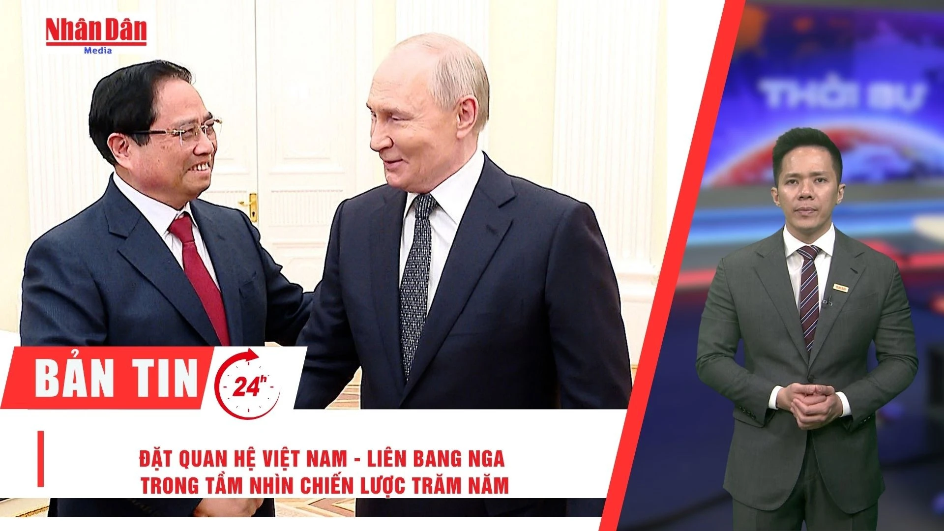 Thủ tướng Phạm Minh Chính hội kiến Tổng thống Putin, khẳng định quan hệ Việt - Nga bền chặt