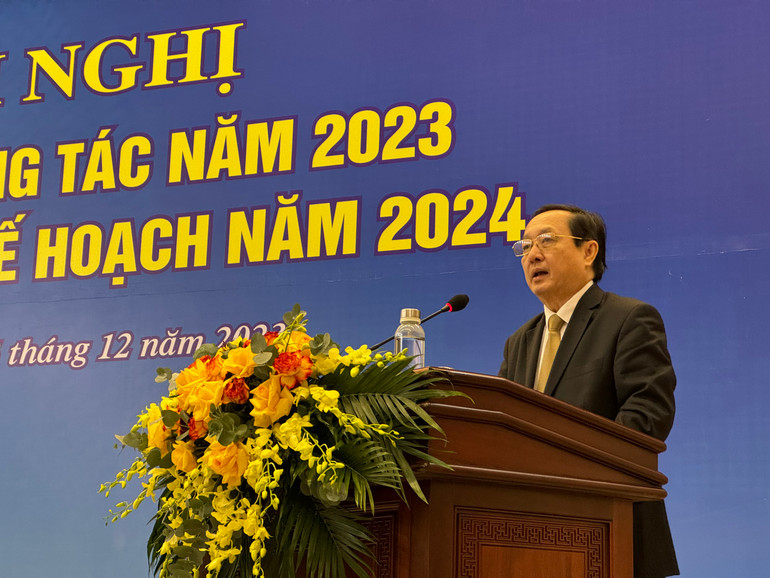 Bộ trưởng Khoa học và Công nghệ Huỳnh Thành Đạt phát biểu tại Hội nghị.