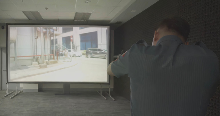 Hệ thống Mô phỏng huấn luyện bắn súng của Tổng công ty Công nghiệp công nghệ cao.