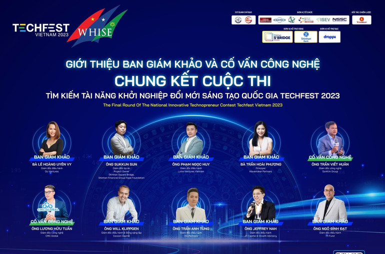 Các cố vấn công nghệ đồng hành cùng các đội thi tìm kiếm tài năng khởi nghiệp đổi mới sáng tạo quốc gia năm 2023.