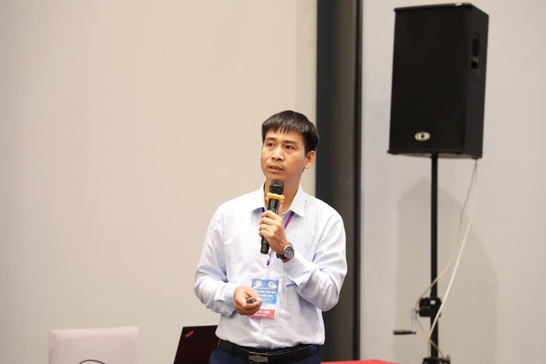 Tiến sĩ Đỗ Tiến Phát, Trưởng phòng công nghệ tế bào thực vật, Viện Công nghệ sinh học trình bày công nghệ chỉnh sửa gen trong cải tạo giống cây trồng.