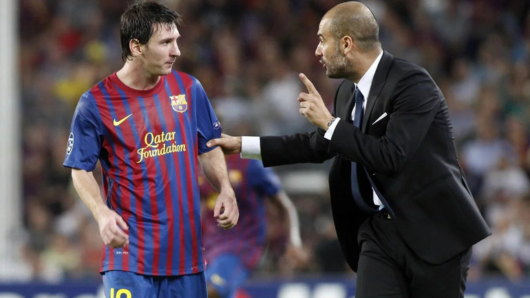 Messi và Pep giúp Barcelona chinh phục bóng đá thế giới. (Ảnh: Getty)