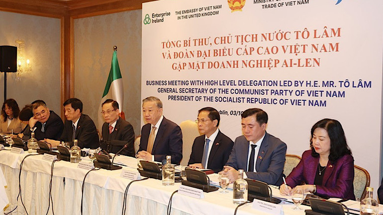 Tổng Bí thư, Chủ tịch nước Tô Lâm phát biểu.