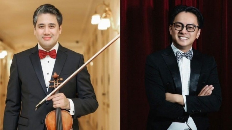 Chương trình có sự góp mặt của Nghệ sĩ nhân dân Bùi Công Duy và nhạc trưởng Trần Nhật Minh. (Ảnh: BTC cung cấp)