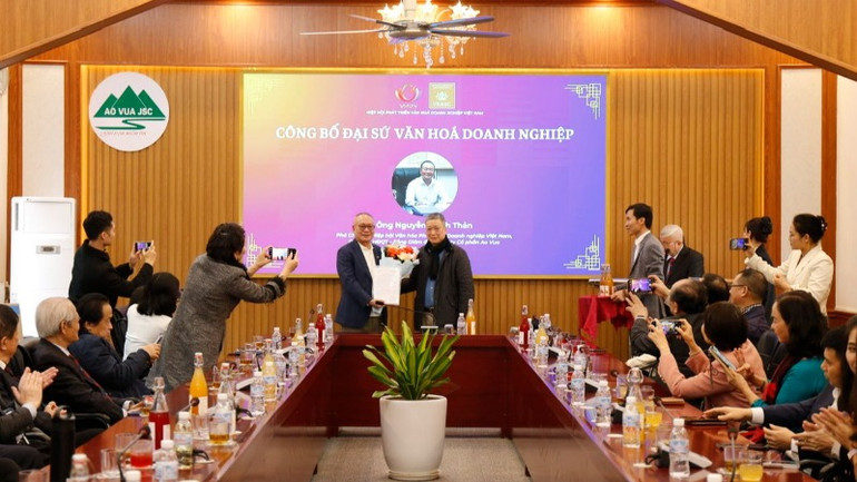 Công bố doanh nhân Nguyễn Mạnh Thản là Đại sứ Văn hóa doanh nghiệp.