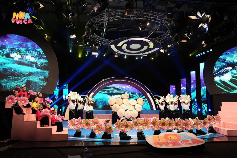 Chương trình góp phần định hướng cho các bạn nhỏ về tư duy âm nhạc, vũ đạo, thẩm mỹ. (Ảnh: VTV)