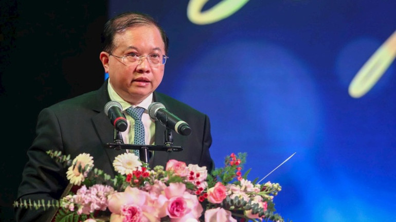 Thứ trưởng Văn hóa, Thể thao và Du lịch Tạ Quang Đông phát biểu. (Ảnh: NAM NGUYỄN)