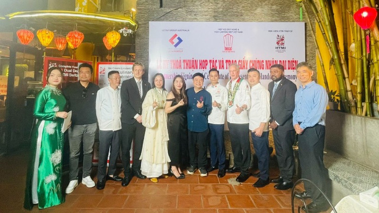 Sự hợp tác mở ra cơ hội học tập, thực tập và làm việc đầy hứa hẹn cho các đầu bếp trẻ Việt Nam.