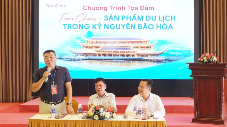 Tọa đàm về phát triển du lịch Tam Chúc.