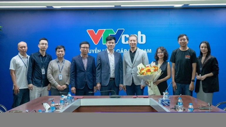 Buổi lễ ký kết thỏa thuận hợp tác chiến lược giữa VTVCab và VNGGames.