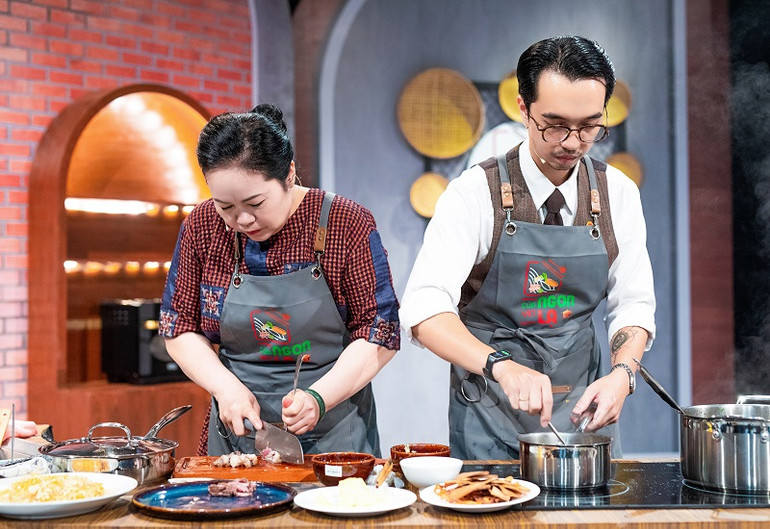 Người chơi hào hứng tham gia thử thách của chương trình. (Ảnh: VTV)