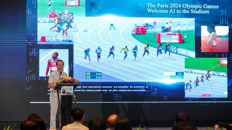 Các đại biểu trình bày thực trạng, đề xuất giải pháp nâng cao hiệu quả phát triển cơ sở dữ liệu ngành văn hóa, thể thao, du lịch và gia đình. (Ảnh: Nam Nguyễn) Các đại biểu trình bày thực trạng, đề xuất giải pháp nâng cao hiệu quả phát triển cơ sở dữ liệu ngành văn hóa, thể thao, du lịch và gia đình. (Ảnh: Nam Nguyễn)