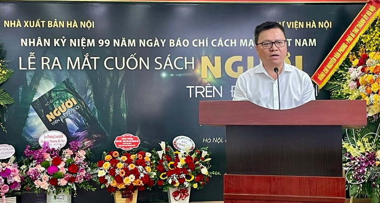 Đồng chí Lê Quốc Minh phát biểu tại lễ ra mắt sách.