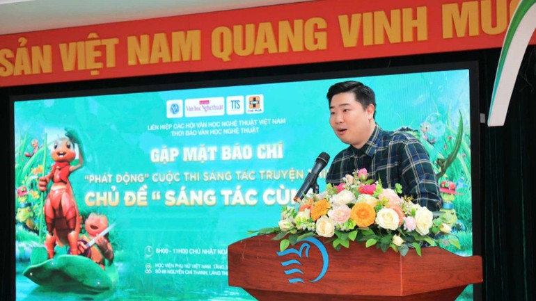 Ông Vũ Duy Nam, đại diện CinePlus phát biểu. (Ảnh: BTC) Ông Vũ Duy Nam, đại diện CinePlus phát biểu. (Ảnh: BTC)