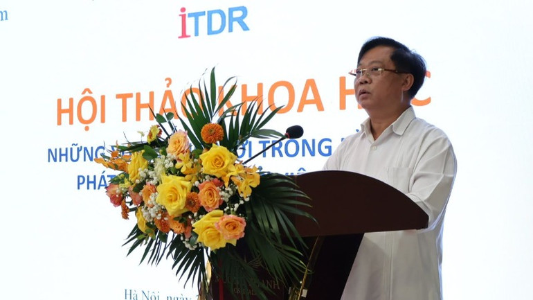 Phó Cục trưởng Cục Du lịch quốc gia Việt Nam Phạm Văn Thủy phát biểu.