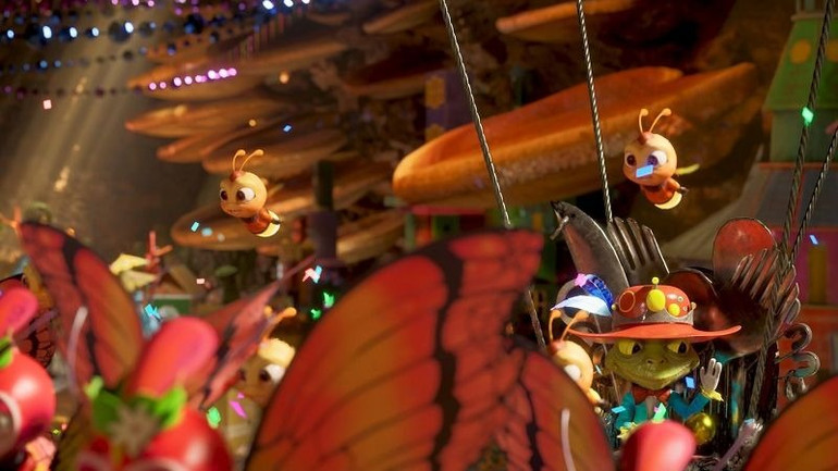 Trong phim, thế giới côn trùng hiện lên vô cùng sinh động. (Ảnh: ĐOÀN PHIM CUNG CẤP)