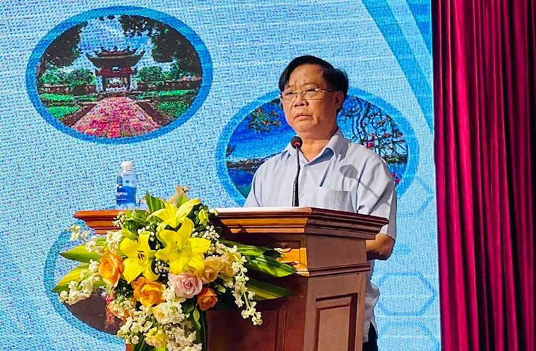 Phó Cục trưởng Cục Du lịch Quốc gia Việt Nam Phạm Văn Thủy phát biểu.