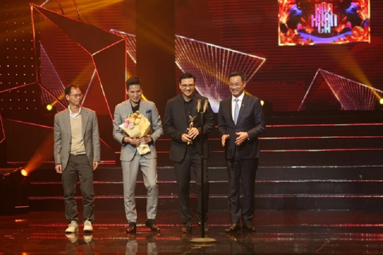 Trao hạng mục giải "Chương trình sáng tạo của năm". (Ảnh: VTV)