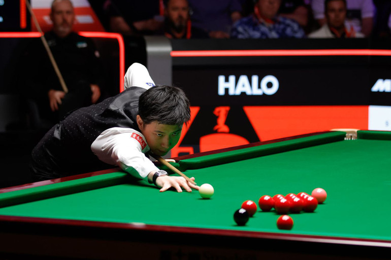 Zhao Xintong thi đấu đầy tự tin. (Ảnh: WST)