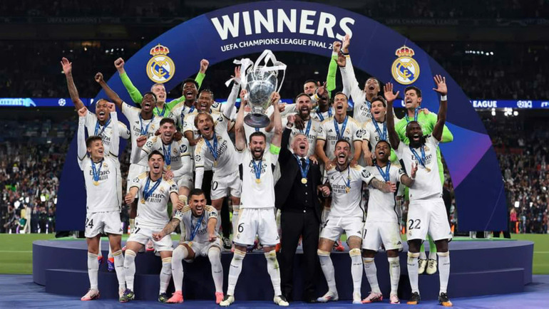 Real Madrid từng giành được số tiền kỷ lục dựa trên trụ cột giá trị. (Ảnh: Champions League)