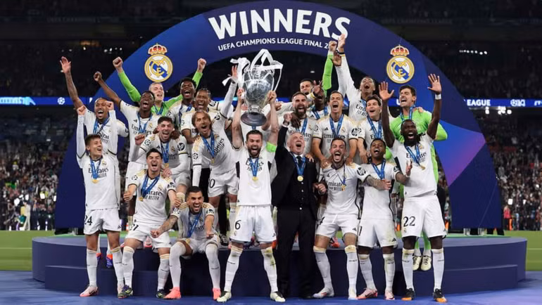 Real Madrid từng giành được số tiền kỷ lục dựa trên trụ cột giá trị. (Ảnh: Champions League)