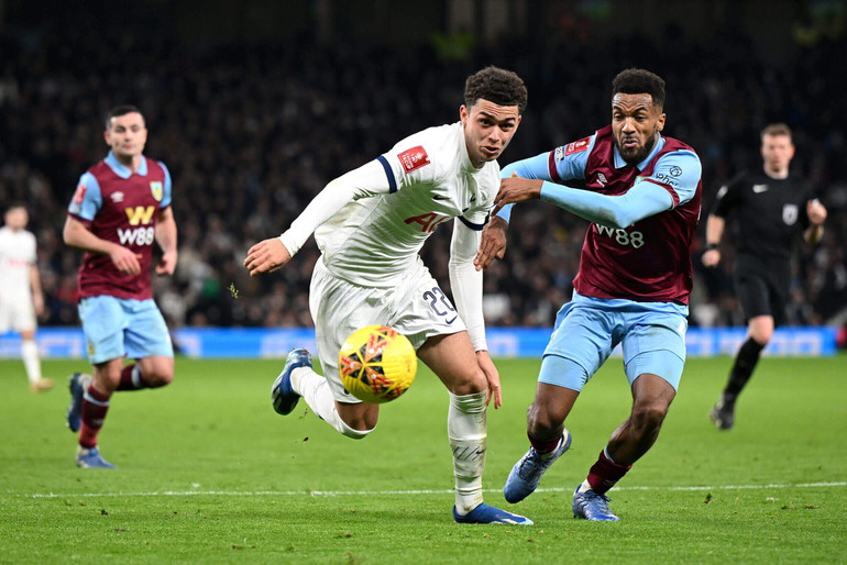 Mỗi lần vào sân từ ghế dự bị, Brennan Johnson đều mang lại hy vọng cho Tottenham. (Ảnh: BVM Sports) Mỗi lần vào sân từ ghế dự bị, Brennan Johnson đều mang lại hy vọng cho Tottenham. (Ảnh: BVM Sports)