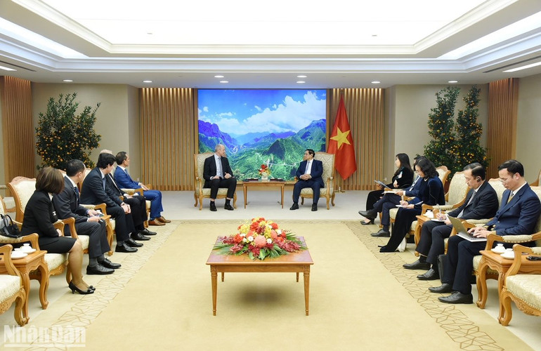 Quang cảnh buổi tiếp đón.