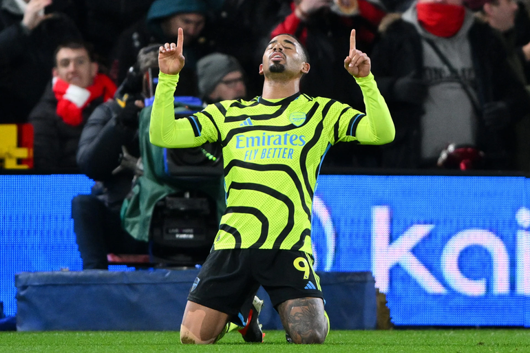 Jesus mang lại vận may mỗi khi ghi bàn. (Ảnh: Arsenal Insider) Jesus mang lại vận may mỗi khi ghi bàn. (Ảnh: Arsenal Insider)