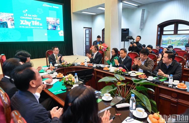 Chương trình Xây Tết 2024 nhận được sự ủng hộ cao.