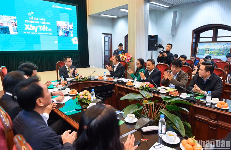 Chương trình Xây Tết 2024 nhận được sự ủng hộ cao.