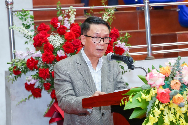 Đồng chí Nguyễn Đức Lợi phát biểu bế mạc. (Ảnh: BTC)