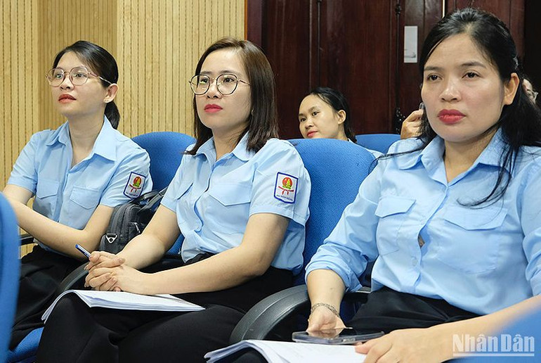 Đại diện Hội đồng Đội các tỉnh, thành phố tham dự Hội nghị.