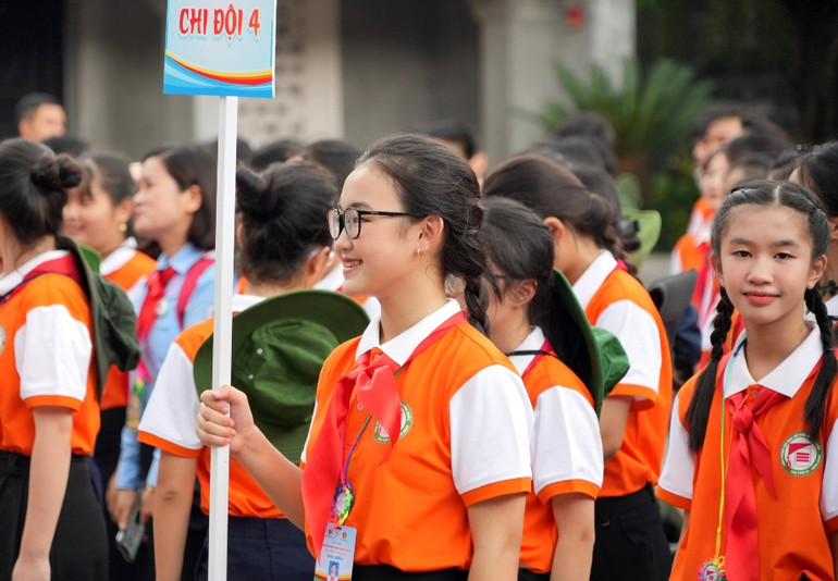 Vẻ hân hoan của các đại biểu.