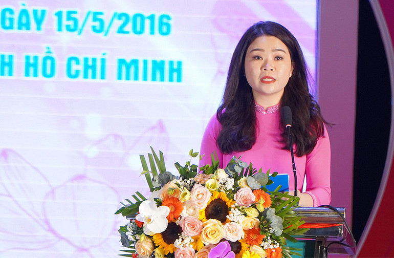 Đồng chí Chu Hồng Minh phát biểu ý kiến tại buổi lễ.