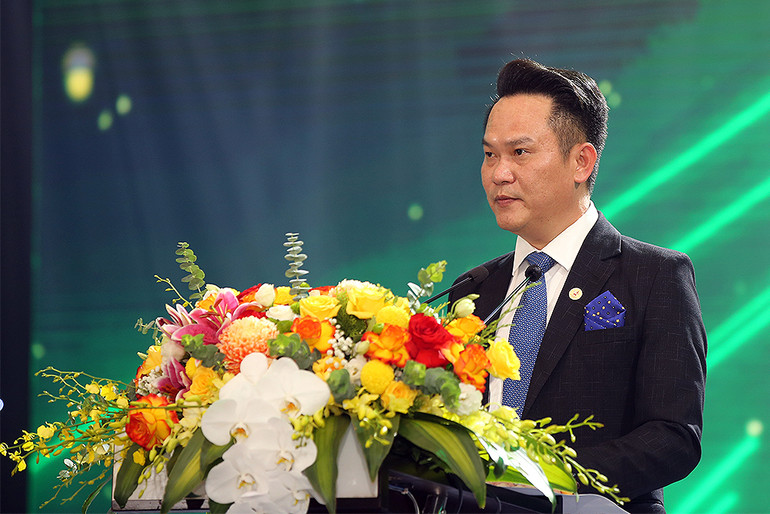 Anh Đặng Hồng Anh thông tin thêm về Chương trình bình chọn và trao danh hiệu Doanh nhân trẻ khởi nghiệp xuất sắc năm 2023.