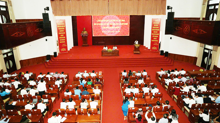 Quang cảnh buổi đối thoại.