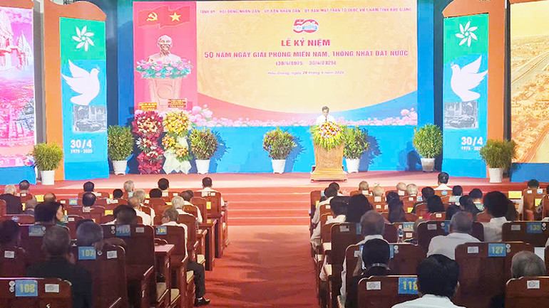 Quang cảnh Lễ kỷ niệm.