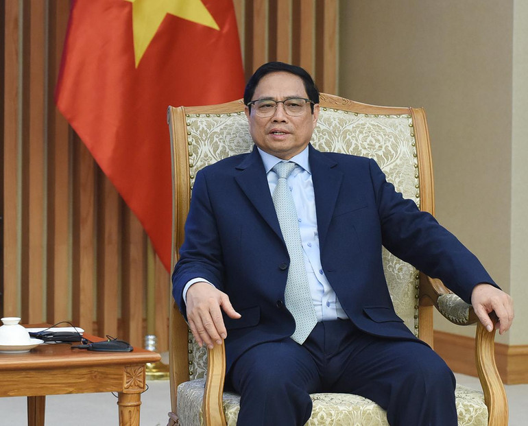 [Ảnh] Thủ tướng Phạm Minh Chính tiếp Phó Tổng thống Nigeria Yemi Osinbajo ảnh 2