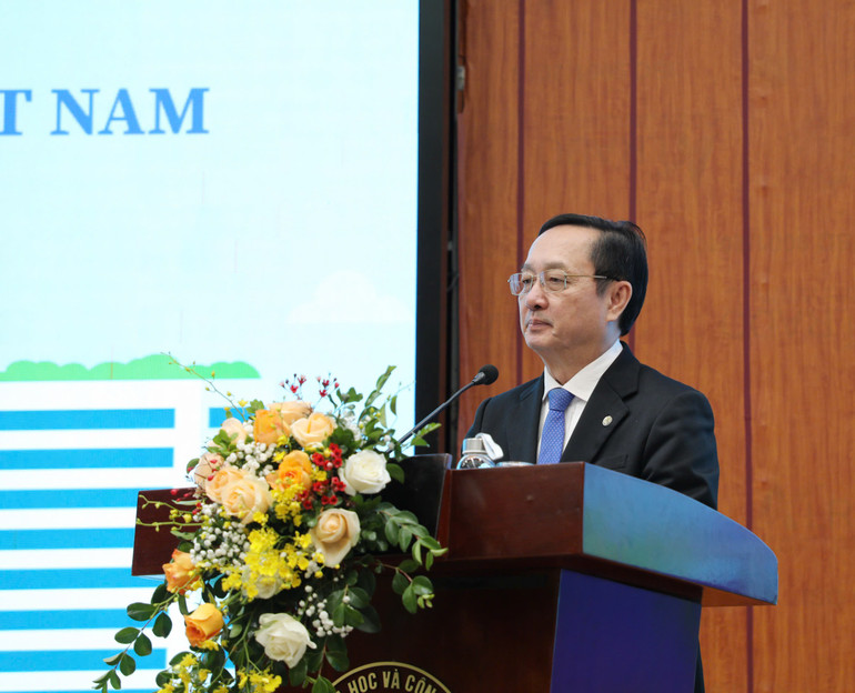 Bộ trưởng Huỳnh Thành Đạt phát biểu khai mạc sự kiện.