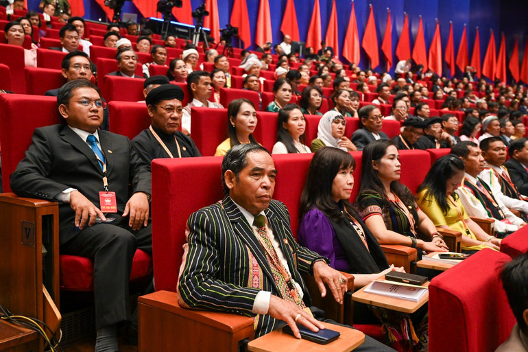 Các đại biểu tham dự phiên trọng thể của Đại hội.