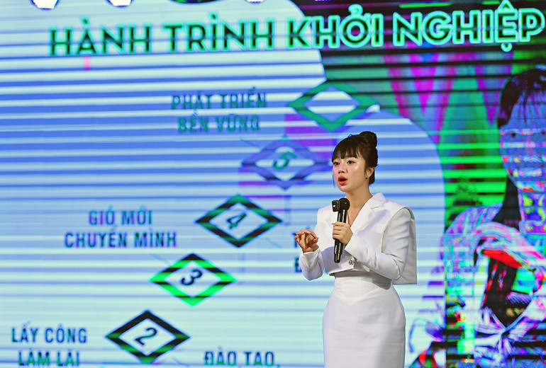 Bà chủ thương hiệu Trường Foods - thương hiệu với sản lượng hằng năm đạt con số 2,5 triệu sản phẩm. Bà chủ thương hiệu Trường Foods - thương hiệu với sản lượng hằng năm đạt con số 2,5 triệu sản phẩm.